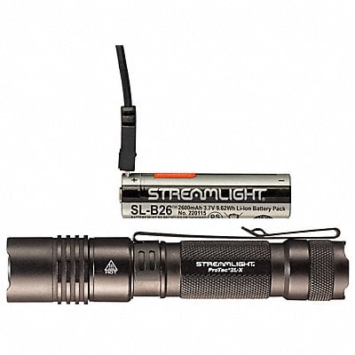 Tactical Flashlight Aluminum Black 500lm MPN:88083