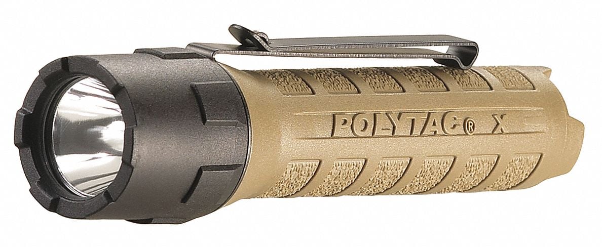 Tactical Flashlight Nylon Tan 600lm MPN:88605