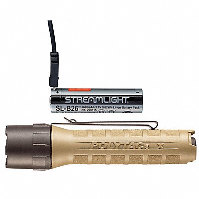 Tactical Flashlight Nylon Coyote 600lm MPN:88615