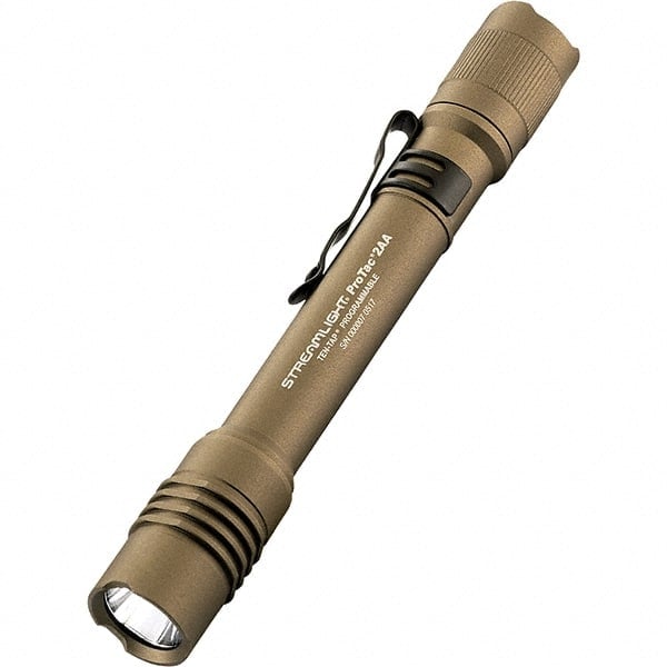 Handheld Flashlight: LED, 43 hr Max Run Time, AA Battery MPN:88072