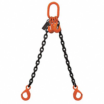 Chain Sling 12 ft L Self Locking Hook MPN:SF0912G10DOLA