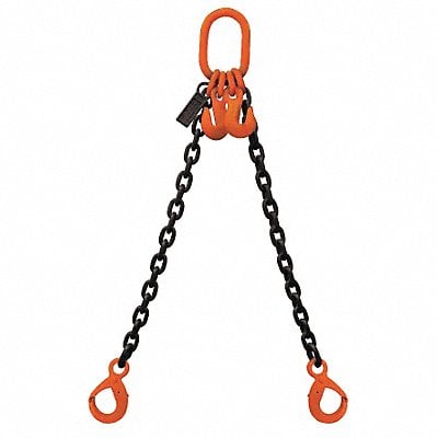 Chain Sling 20 ft L Self Locking Hook MPN:SF0920G10DOLA