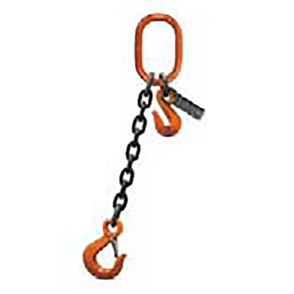 Chain Sling: 3' Long, 4,300 lb Vertical, Steel MPN:CM0903G10SOSA