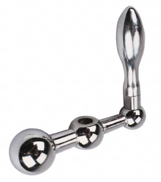 Crank Handles, Type: Revolving , Material: Steel , Bore: 0.5 (Inch), Handle Length: 3.9375 , Knob Diameter: 1.5  MPN:C4-50A