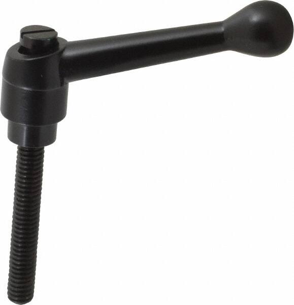 B-Threaded Adjustable Clamping Handle: 5/16-18 Thread, 17/32