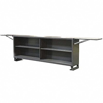 Cabinet Workbench Steel 178 W 18 D MPN:14.63.2-CSU-182-2FUPANEL