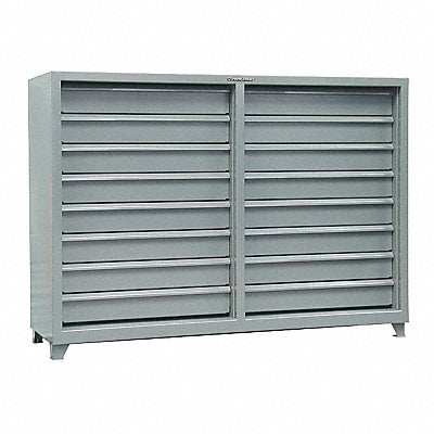 Storage Cab 59 x82 x26 DkGry 16Drwrs MPN:6.55-DS-CSU-260-16DB