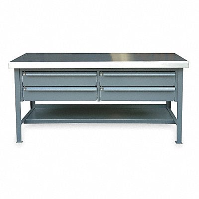 Workbench SS 60 W 36 D MPN:T6036-4DB-KL-SSTOP