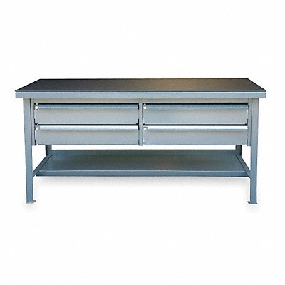 Workbench ABS Plastic 72 W 36 D MPN:T7236-4DB-KL-ABS