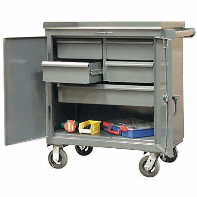 Rolling Tool Cabinet Gray Ind Prem Duty MPN:3-TC-240-4/5-1DB