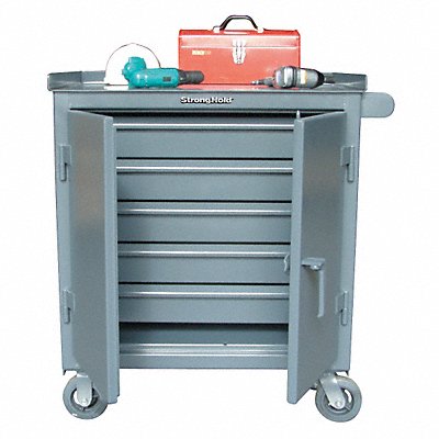 Rolling Tool Cabinet Gray Ind Prem Duty MPN:3-TC-240-5DB