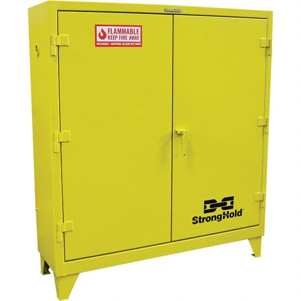 Standard Cabinet: Manual Closing, 3 Shelves, Yellow MPN:CAB000056