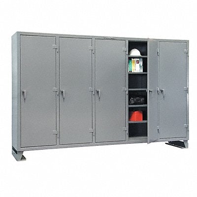 Strg Cab 78 x122 x24 Gray 25Shlv MPN:106-MS-2425