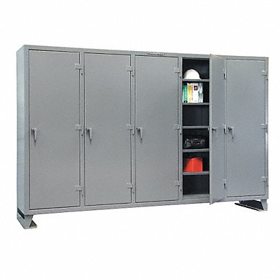 Storage Cabinet 78 x74 x24 Gray 15Shlv MPN:66-MS-2415