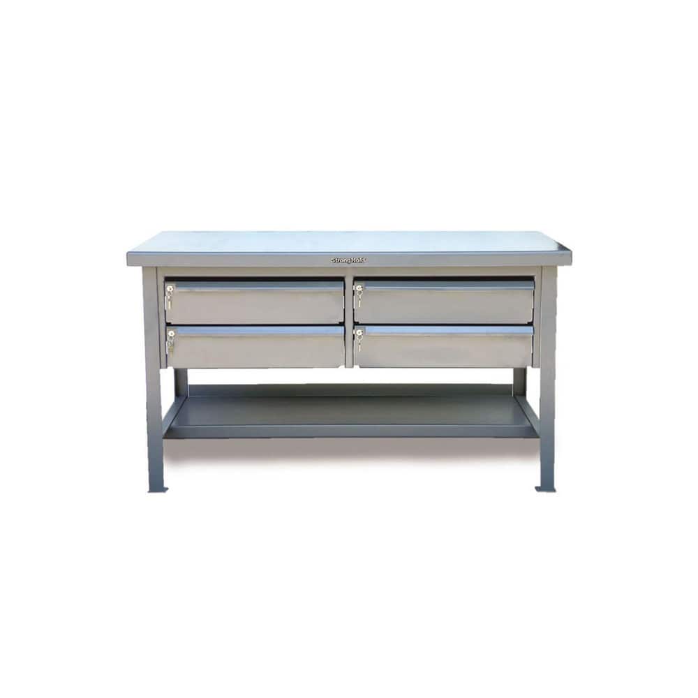 Stationary Work Benches, Tables, Table Type: Work Table, Bench Style: Extreme-Duty Workstation, Edge Type: Straight, Leg Style: Fixed, Depth (Inch): 36 MPN:K-12750