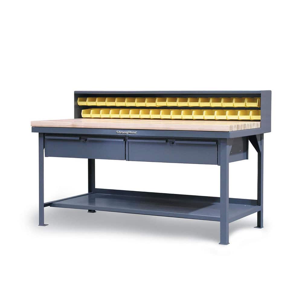 Stationary Work Benches, Tables, Table Type: Work Table, Bench Style: Extreme-Duty Workstation, Edge Type: Straight, Leg Style: Fixed, Depth (Inch): 36 MPN:K-6461
