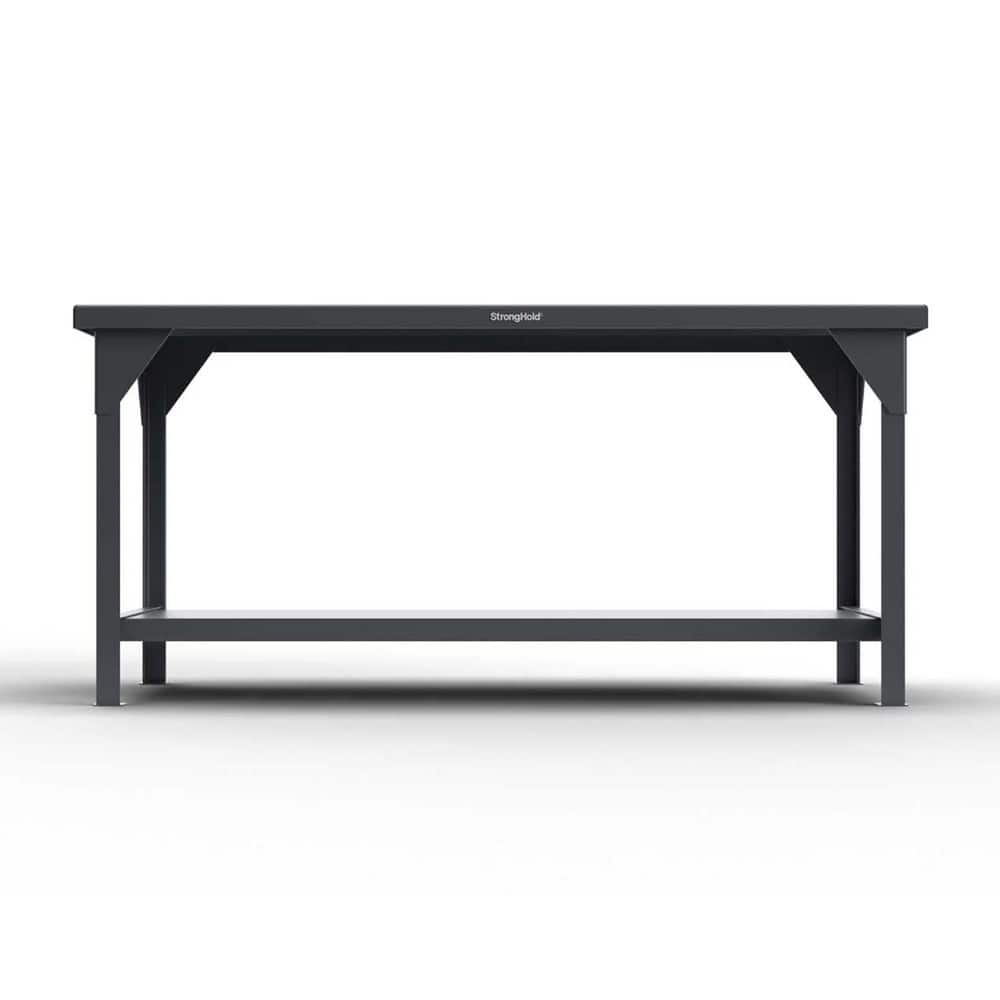 Stationary Work Benches, Tables, Table Type: Work Table , Bench Style: Work Table , Edge Type: Square , Leg Style: Angle , Depth (Inch): 24in  MPN:T3024-MT