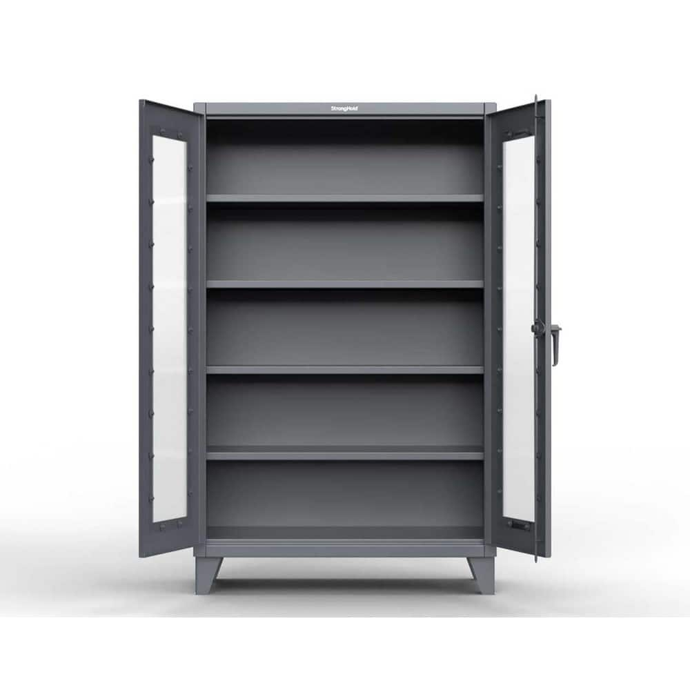 Storage Cabinets, Cabinet Type: Visible , Cabinet Material: Steel , Width (Inch): 36in , Depth (Inch): 24in , Cabinet Door Style: Clearview  MPN:36-LD-244