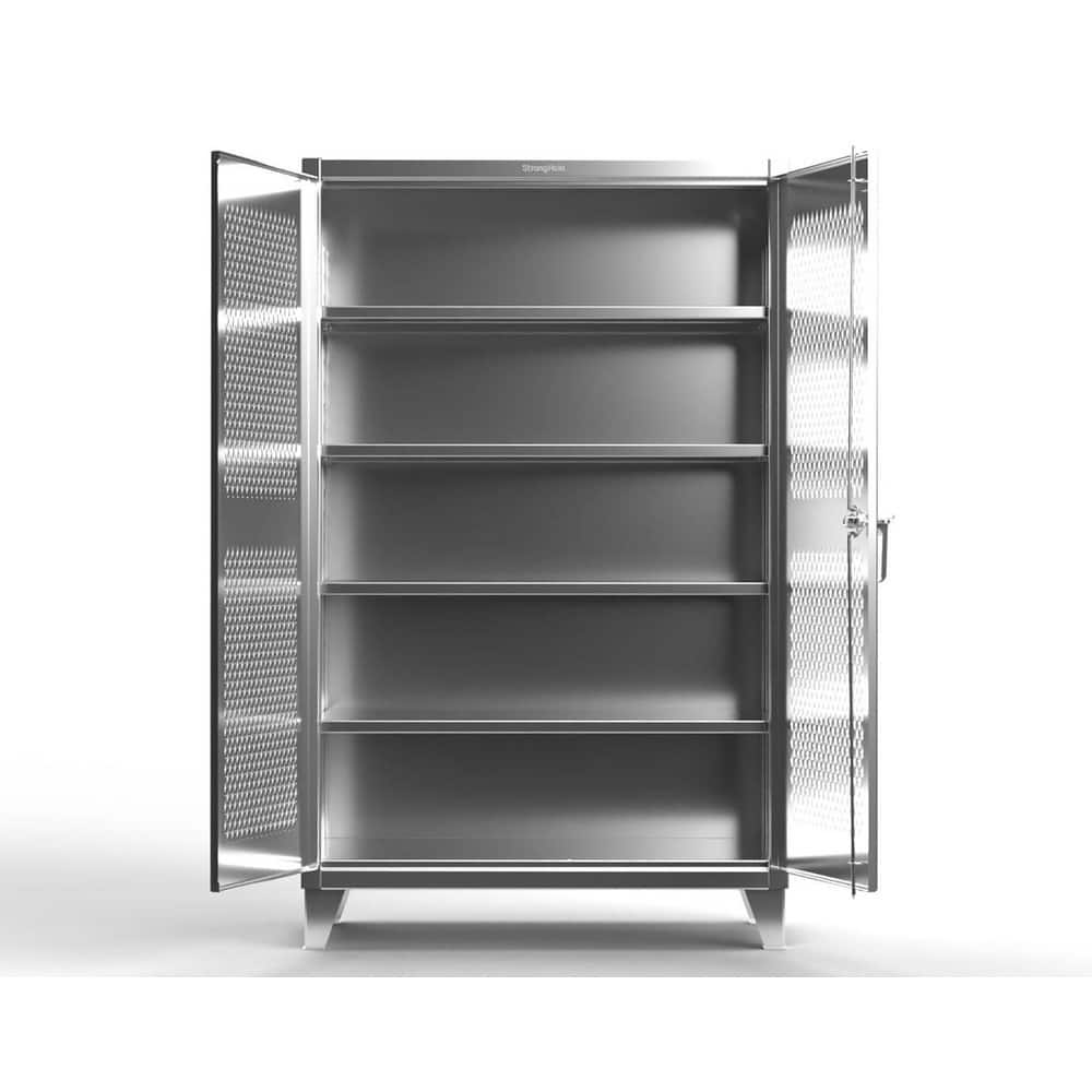 Storage Cabinets, Cabinet Type: Extreme Duty , Cabinet Material: Stainless Steel , Width (Inch): 36in , Depth (Inch): 24in , Cabinet Door Style: Ventilated  MPN:36-V-244SS