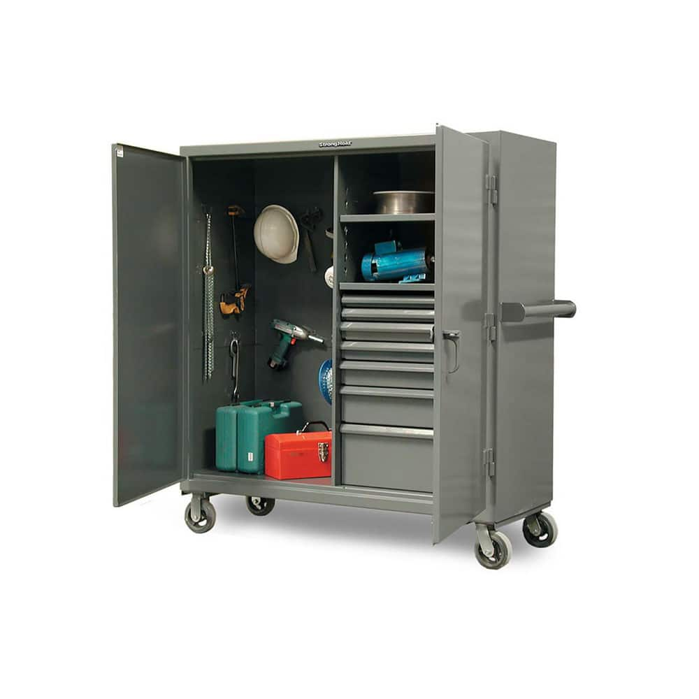 Storage Cabinets, Cabinet Type: Rigging , Cabinet Material: Steel , Width (Inch): 48in , Depth (Inch): 24in , Cabinet Door Style: Solid  MPN:45-242-7/5DB-CA