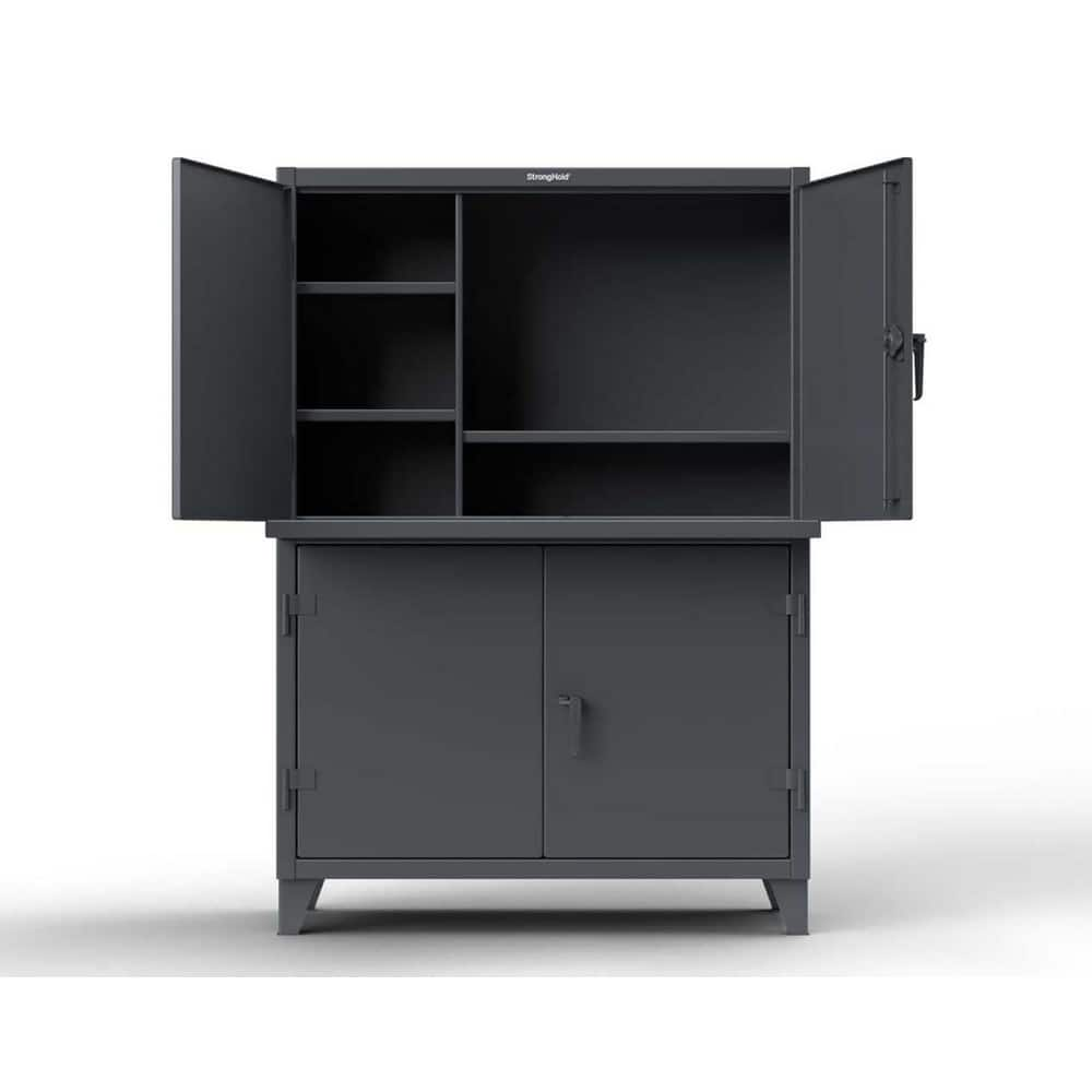 Storage Cabinets, Cabinet Type: Multi-Compartment Computer , Cabinet Material: Steel , Width (Inch): 54in , Depth (Inch): 24in , Cabinet Door Style: Solid  MPN:4.56-CC-244