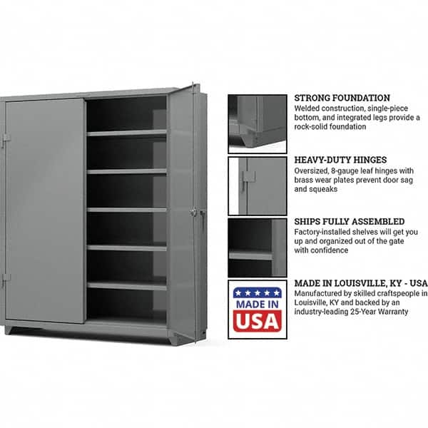 Locking Steel Storage Cabinet: 60