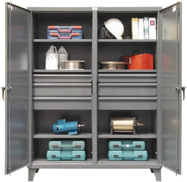 Locking Steel Storage Cabinet: 72