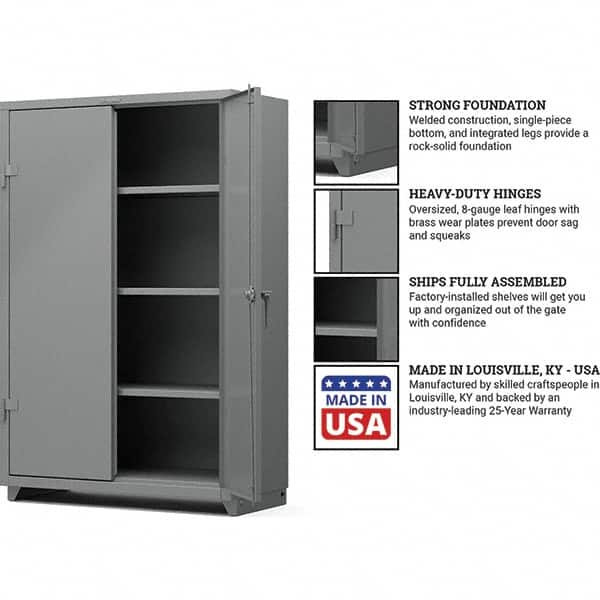 Locking Steel Storage Cabinet: 48