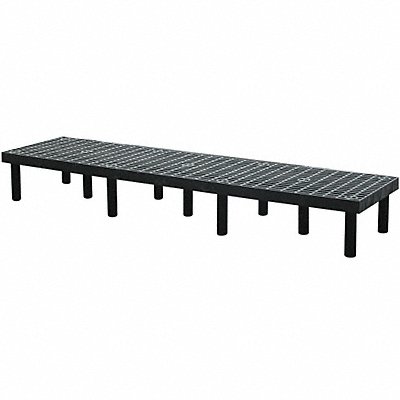 Dunnage Rack 1400 lb HDPE 96 W x 24 D MPN:D9624