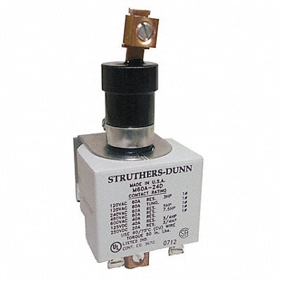 Mercury Contactor SPST 60A 240VAC MPN:M60A-240VAC