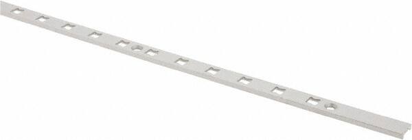 99 Lb Capacity, Anodized Satin Aluminum, Single Slot Shelf Surface Mount Bracket MPN:AP-DM2600