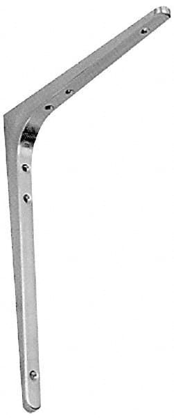 55 Lb Capacity, Satin Stainless Steel Coated, Shelf Bracket MPN:BT-180