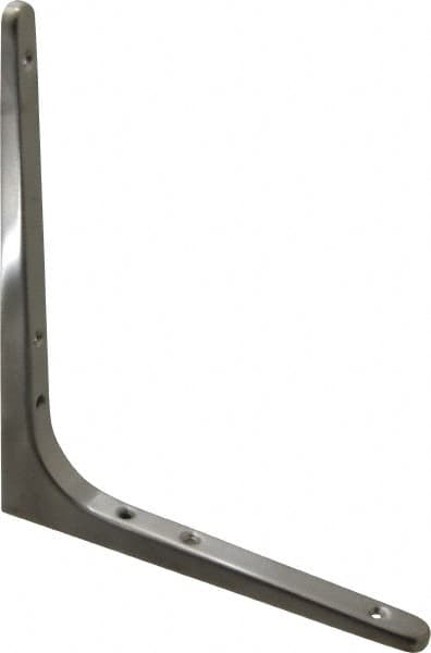 62 Lb Capacity, Satin Stainless Steel Coated, Shelf Bracket MPN:BT-240