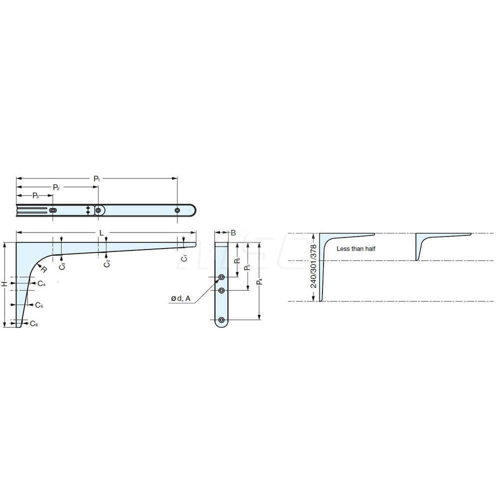 Brackets MPN:BTK-UB100B