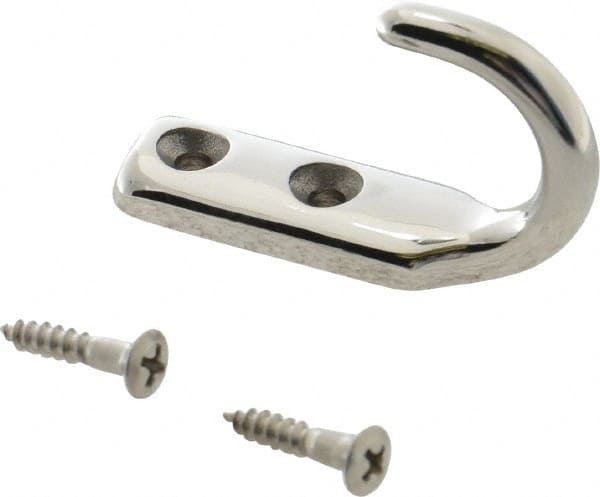 Storage Hook: Screw Mount, 1-1/4