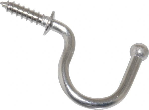 Storage Hook: Screw Mount, 1-3/16