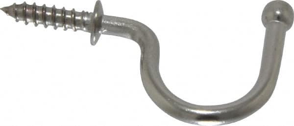 Storage Hook: Screw Mount, 1-17/32