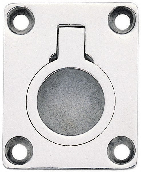 Polished Finish 316 Stainless Steel Trap Door Ring MPN:26900