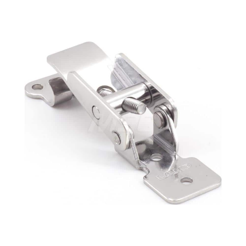 Adjustable Arm Compression Draw Door Latch: 24 mm OAW, 12 mm OAH, 304 Stainless Steel, Polished Finish MPN:SCC-TF30