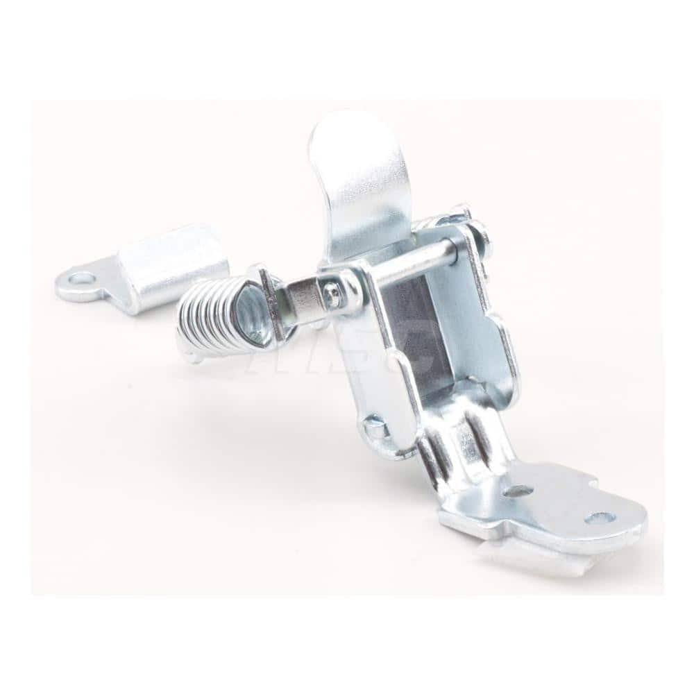 Spring Loaded Compression Draw Door Latch: 35 mm OAW, 13 mm OAH, Steel, Yellow Zinc Chromate Finish MPN:SCCA-40