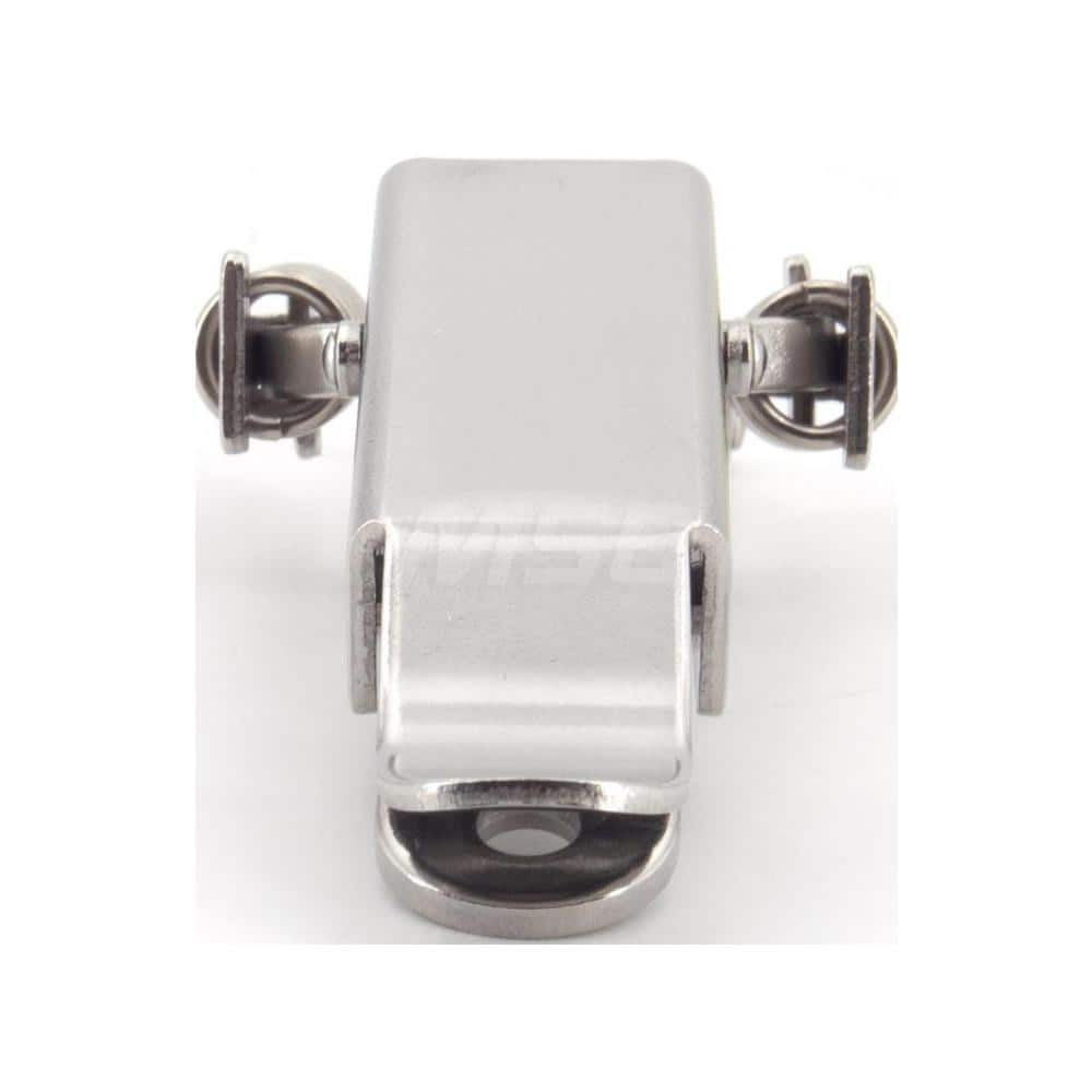 Corner Fastener with Flat Counterplate Door Latch: 39 mm OAW, 52 mm OAH, 304 Stainless Steel, Polished Finish MPN:STF-A56AC