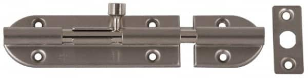 Slide Bolts, Finish: Satin , Overall Width: 1-5/16 MPN:BSS2-90