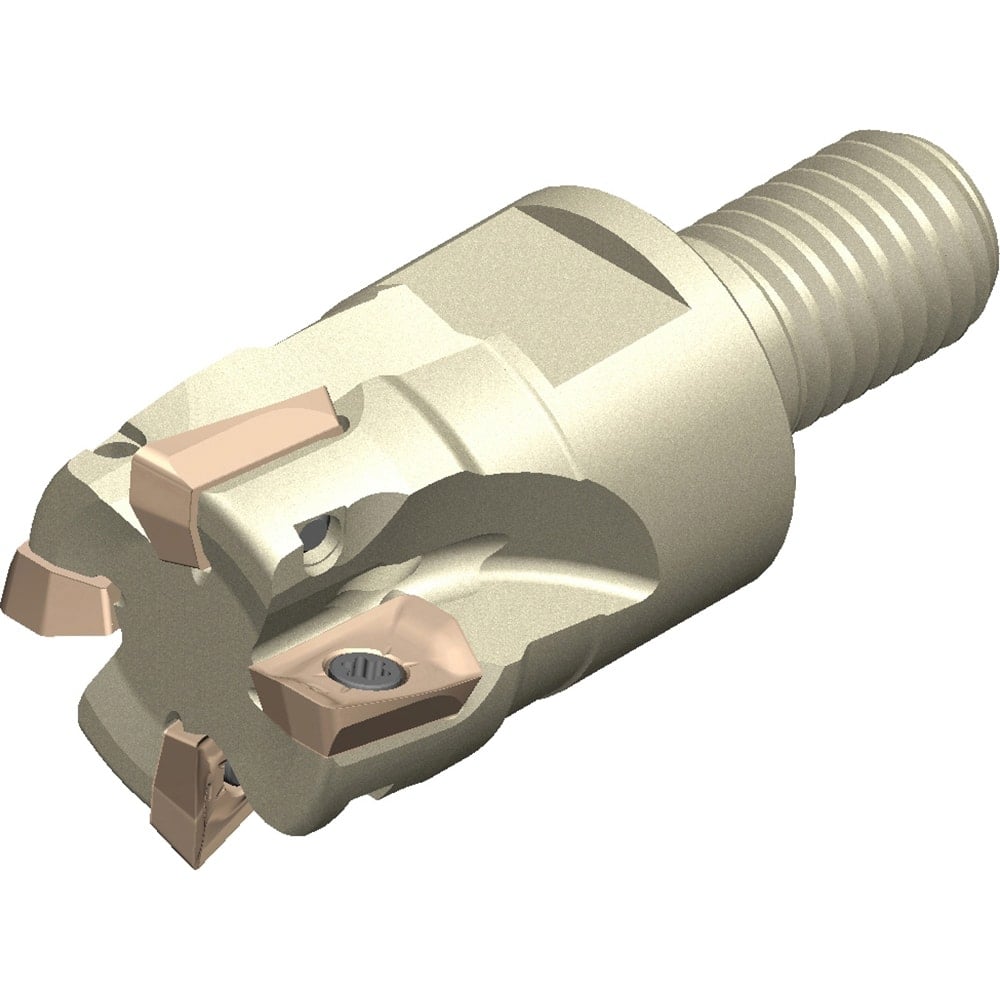 32mm Cut Diam, 10mm Max Depth, M16 Modular Connection Shank, 63mm OAL, Indexable Square-Shoulder End Mill MPN:2900AGG