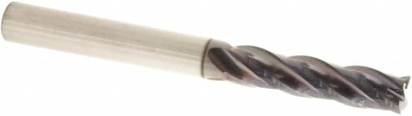 Square End Mill: 0.0394'' Dia, 0.1575'' LOC, 4 Flutes, Solid Carbide MPN:4UJF124