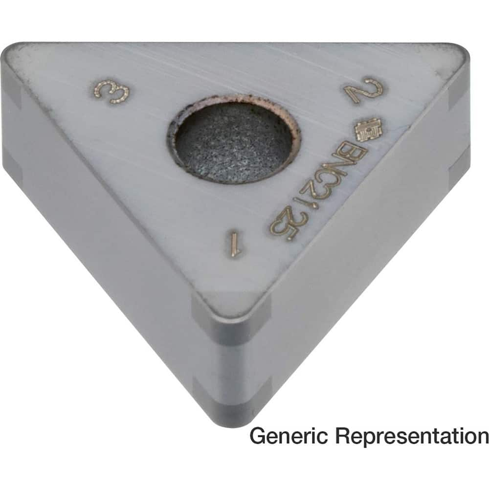 Turning Inserts, Insert Style: TNGA , Insert Size Code: 335 , Insert Shape: Triangle , Corner Radius (mm): 2.00 , Insert Material: Cubic Boron Nitride (CBN)  MPN:16DTDWY