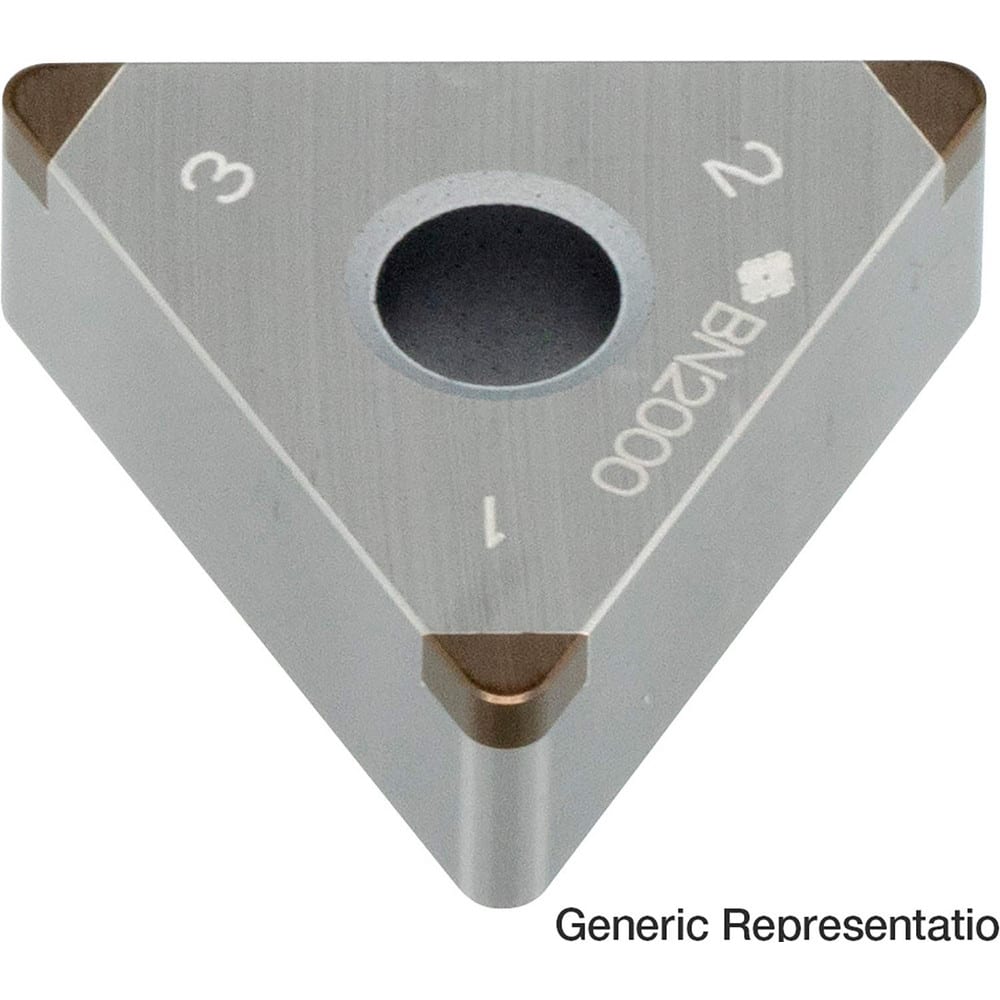 Turning Inserts, Insert Style: TNGA , Insert Size Code: 331 , Insert Shape: Triangle , Corner Radius (mm): 0.40 , Insert Material: Cubic Boron Nitride (CBN)  MPN:16JYDQN