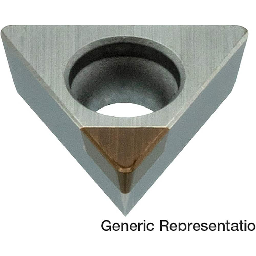 Turning Inserts, Insert Style: TPGA , Insert Size Code: 21.51 , Insert Shape: Triangle , Corner Radius (mm): 0.40 , Insert Material: Cubic Boron Nitride (CBN)  MPN:16JYDTR