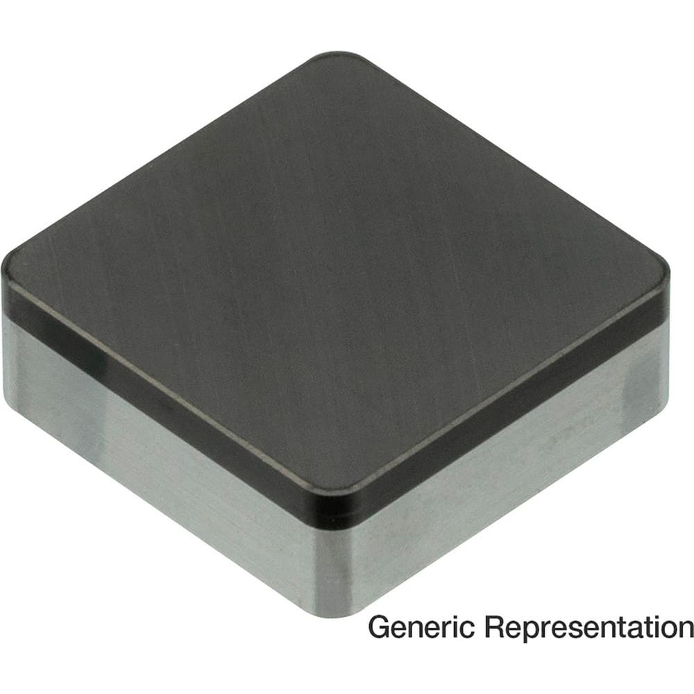 Turning Inserts, Insert Style: SNG , Insert Size Code: 322 , Insert Shape: Square , Corner Radius (mm): 0.80 , Insert Material: Cubic Boron Nitride (CBN)  MPN:16JYEEC