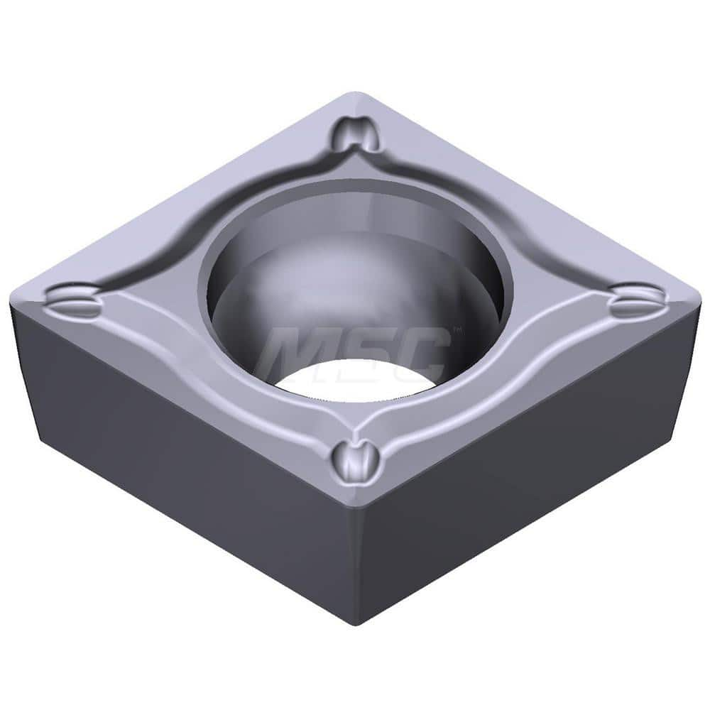 Turning Inserts, Relief Angle: 11 , Corner Radius (mm): 0.40 , Included Angle: 80.0 , Manufacturer Grade: AC5005S , Coating/Finish: Absotech  MPN:19W2112