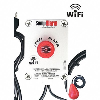 High Water Alarm Heavy Float 100ft MPN:SA-120V-1L-100SB-WiFi